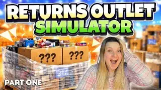 I BOUGHT RETURN PALLETS FOR CHEAP! │Returns Outlet Simulator │PART ONE