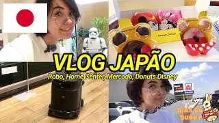 VLOG JAP&Atilde;O! ROB&Ocirc;, HOME CENTER, MERCADO, DONUTS TEM&Aacute;TICOS DA DISNEY MICKEY MINNIE