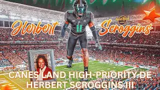 High-priority DE Herbert Scroggins III Commits to the Canes