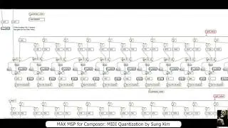 MAX MSP for Composer 012 MIDI Note Quantization with Detonate