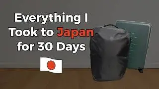 What I Packed for 30 Days in Japan | Travel Gear & Packing List 2025