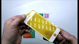 Мини-обзор защитного 3D стекла для  iPhone 6/6s. Белая рамка