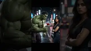 Hulk and shalu ki love story #shorts #ai #love