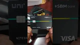 Uni Nx wave Credit card Unboxing instant Approved 🔥 | Uni SBM Bank Credit Card | lifetime free card