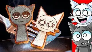 Реакция на рисунки SPRUNKI в виде блинчиков!