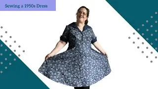 Sewing Vlog: Sewing a 1952 Dress - did I get the fit right? (Butterick 6018) My Fitting Journey Pt 5
