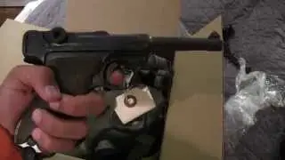 WW1 Luger Unboxing and other military artifacts (from Collector's Source)