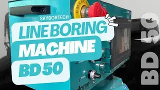 BD-50 Portable Line Boring Machine – Precision & Power in Action!