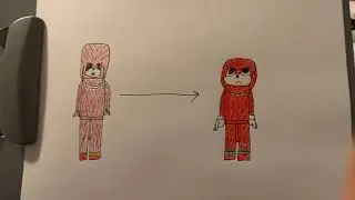 LEGO version sonic movie concept art knuckles