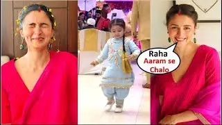 Alia Bhatt Daughter Raha Kapoor's Face Reveal with mom Alia Bhatt at her Friends wedding Ceremony