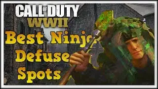 Call of Duty: WW2 - Best Ninja Defuse Spots On Every Maps!