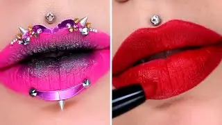 Lipstick Tutorial Compilation & 13 Amazing Lips Art Ideas 2020