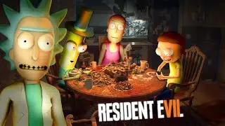 Resident Evil 7 but it's Rick and Morty
