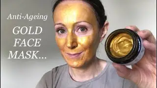 Trying an ANTI-AGEING GOLD FACE MASK by Evolve Organic Beauty.