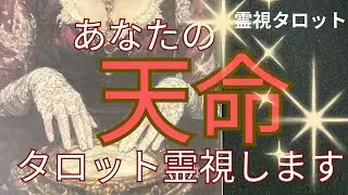 （霊視タロット）あなたの天命をタロット霊視します　生まれる前から決めてきた天命とは何なのか？　自然とたどり着く天命　上の方々からの導きをリーディングします