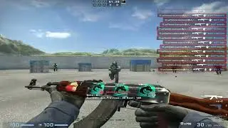 моя тренировка на ботах, набил 459 ботов! руке капец. cs go