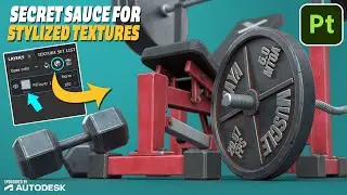 Stylized Textures in Substance Painter: Ultimate Beginner's Guide to 3D Stylized Environments [5/5]