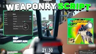 Weaponry Script / Hack GUI | Silent Aim, ESP, Hitbox, Hitpart, Auto Farm