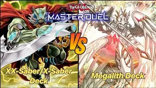 N/R Festival Duel 2: XX-Saber/X-Saber VS Megalith | Yu-Gi-Oh! Master Duel | Game Replay