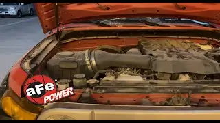 تنظيف فلتر afe  جاف للاف جي بالماء والهواء
