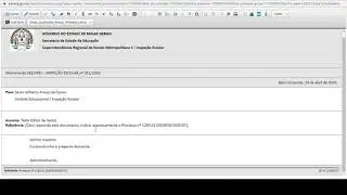 Treinamento SEI Inspecao Escolar MG   Aula 06   Editor de textos do SEI e assinatura de documentos