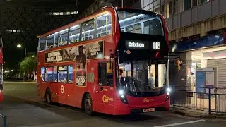 Full Route Visual | Route 118 | Brixton to Morden | EH75 YY66OYC