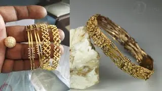 Latest Light Weight 2026 Gold Bangles Designs/Light Weight/Gold Kade Designs 2026