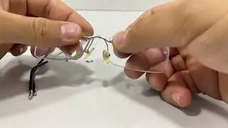Replacing lenses with rimless frames #eyeglasses#lense#restoration#handmade#rimless#optika#оптика