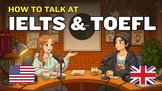 How to Talk at IELTS & TOEFL Speaking Test | Real English Conversation Practice
