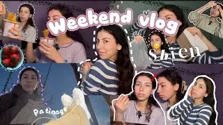 Weekend Vlog⛸️❄️(Shienhaul,skating,skincare