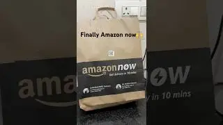 Amazon Now 8 minutes delivery #amazon #ytshorts #quickcommerce