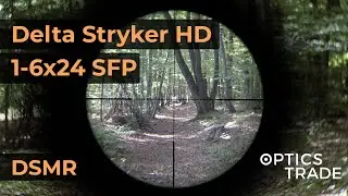 Delta Stryker HD 1-6x24 SFP Reticle DSMR | Optics Trade Reticle Subtensions