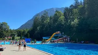 Farchant Swimming Pool - in the German Alps - August 2022