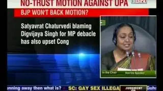 No Confidence motion against UPA