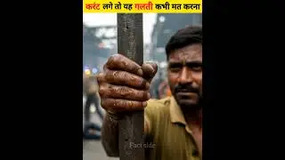 अगर करंट लगे तो यह गलती मत करना | Avoid This Mistake If Get Electric Shock | #shorts #factside