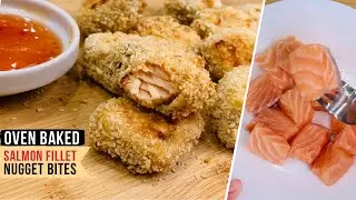 Crispy Baked Salmon Nuggets | Simple & Quick Recipe | Salmon Recipe Oven | Healthy Appetiser
