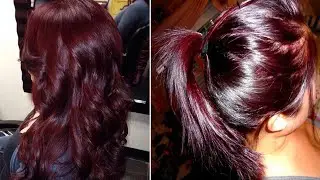बालों को पार्लर जैसा Burgundy Color करे सिर्फ Rs 10 में घर बैठे -100% Natural Burgundy & Brown Color