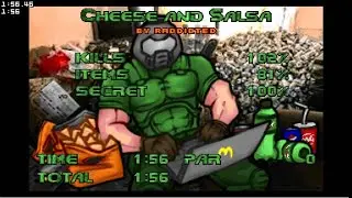 Doom II: Junk Food map 38, Cheese and Salsa (UV-Max in 1:56)