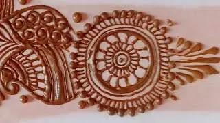 Arabic mehndi design♥️🔥 letest mehndi design| back hand mehndi design| easy mehndi design#mehndi#yt