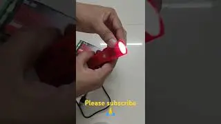 Eveready Boomlite DL85 || Best Rechargeable torch light 1w Led #shortfeed #shortvideo