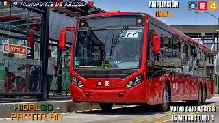Metrob&uacute;s CDMX | Ampliaci&oacute;n L&iacute;nea 4 | Hidalgo - Pantitl&aacute;n