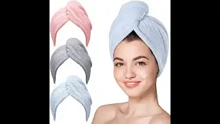 Ultra Soft & Absorbent Hair Wrap / Turban Towel for Women / Towel