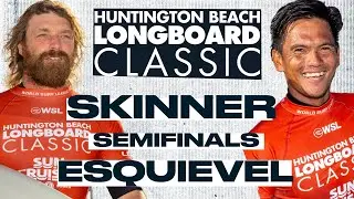 Ben Skinner vs Rogelio Jr Esquievel | Huntington Beach Longboard&nbsp;Classic 2024 - Semifinals