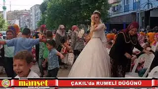 Çakıl'da Rumeli geleneği, düğün töreni