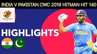 GREAT HIT MAN HIT 140 RUNS! India v Pakistan ODI 2019 #cricket #cricketlover #worldcup #india#viral