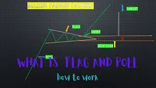 Poll and flag chart pattern| Bullish flag pattern | Poll and flag| Chart pattern | #chartpatterns