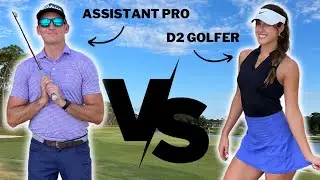 Can I Beat The PRO On His HOME Course? REMATCH | Dye Preserve | Sabrina Andolpho