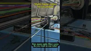 how to make a fiber optic cable? #fibercable #fiberopticcable #ftth #factory