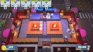 Overcooked! 2 (Nivel 1-4 hasta 1-6 y Kevin 1) #3
