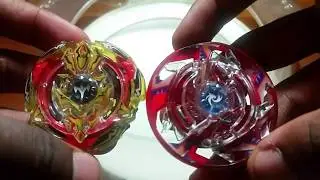 TOKO VS TOMATO! SCREW TRIDENT VS MAXIMUM GARUDA! BEYBLADE BURST BATTLE!